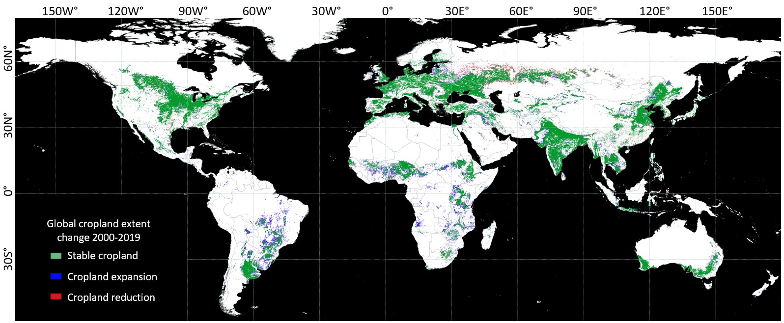 Global Cropland Expansion In The 21st Century GLAD