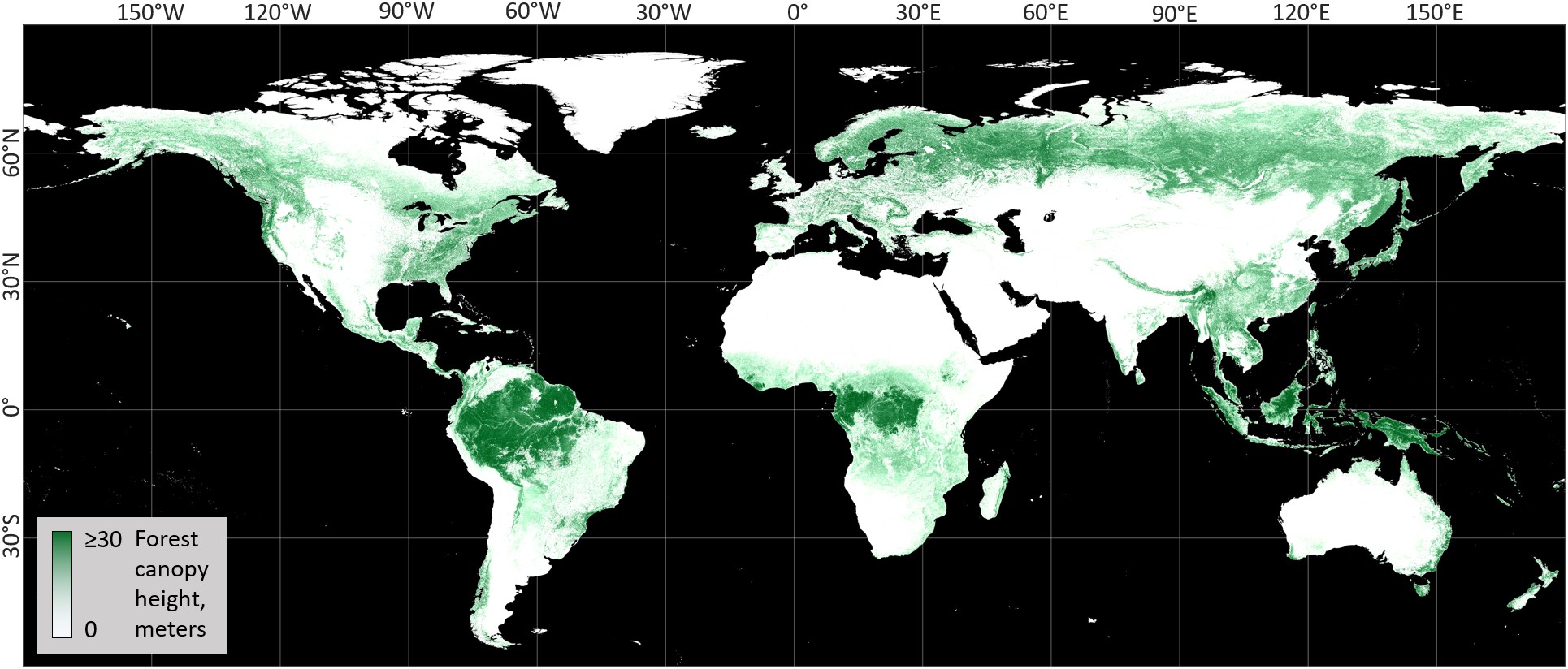 forestry high resolution world map