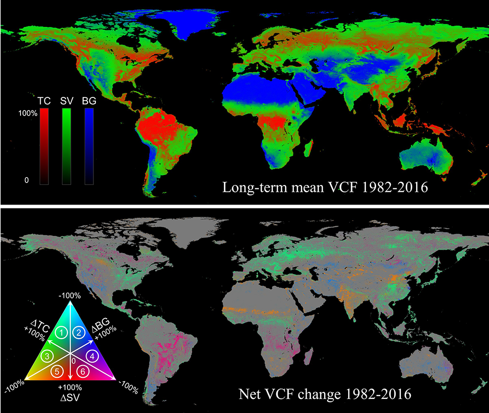 Long term Global Land Change (1982 - 2016) | GLAD